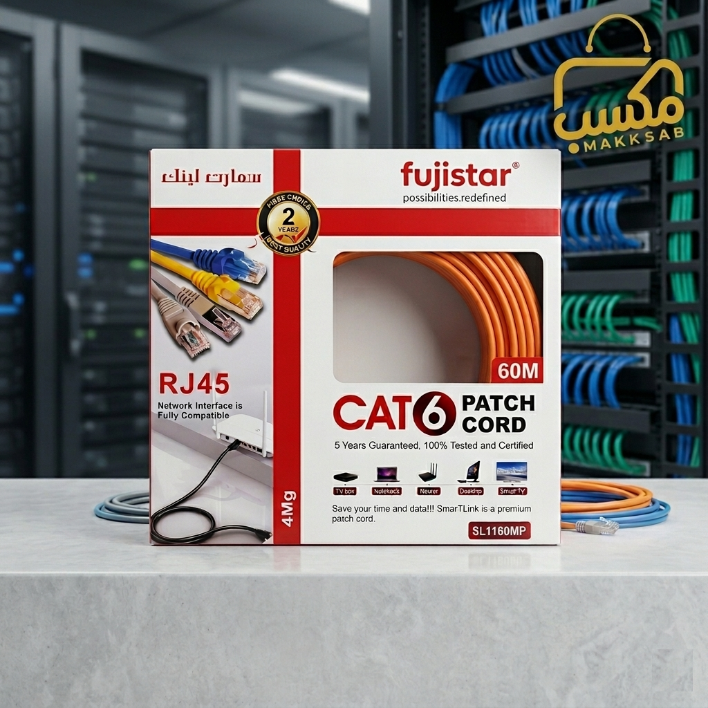 كابل شبكة CAT6 RJ45 بطول 60 متر – SmarTLink  SL1160MP